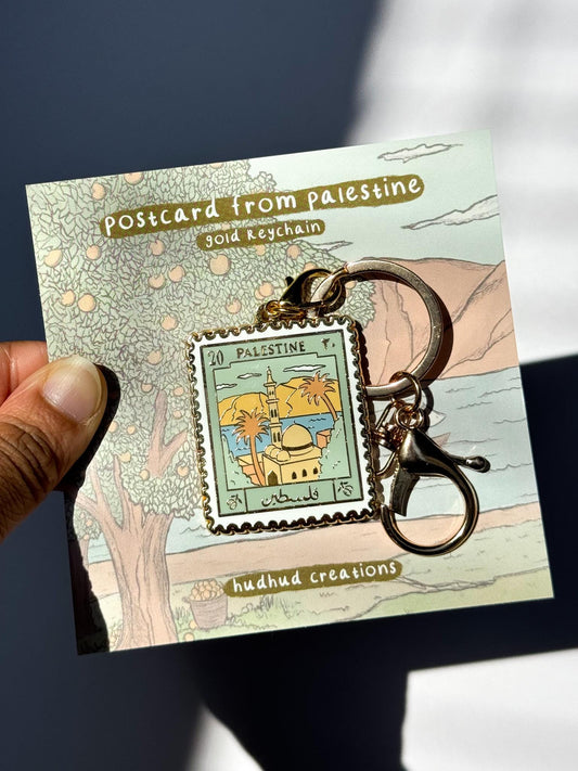 Keychain - Postcard from Palestine