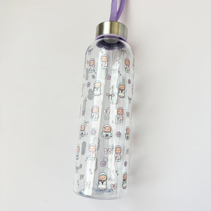 Water Bottle - Coquette Pocket Hijabis Plastic Water Bottle