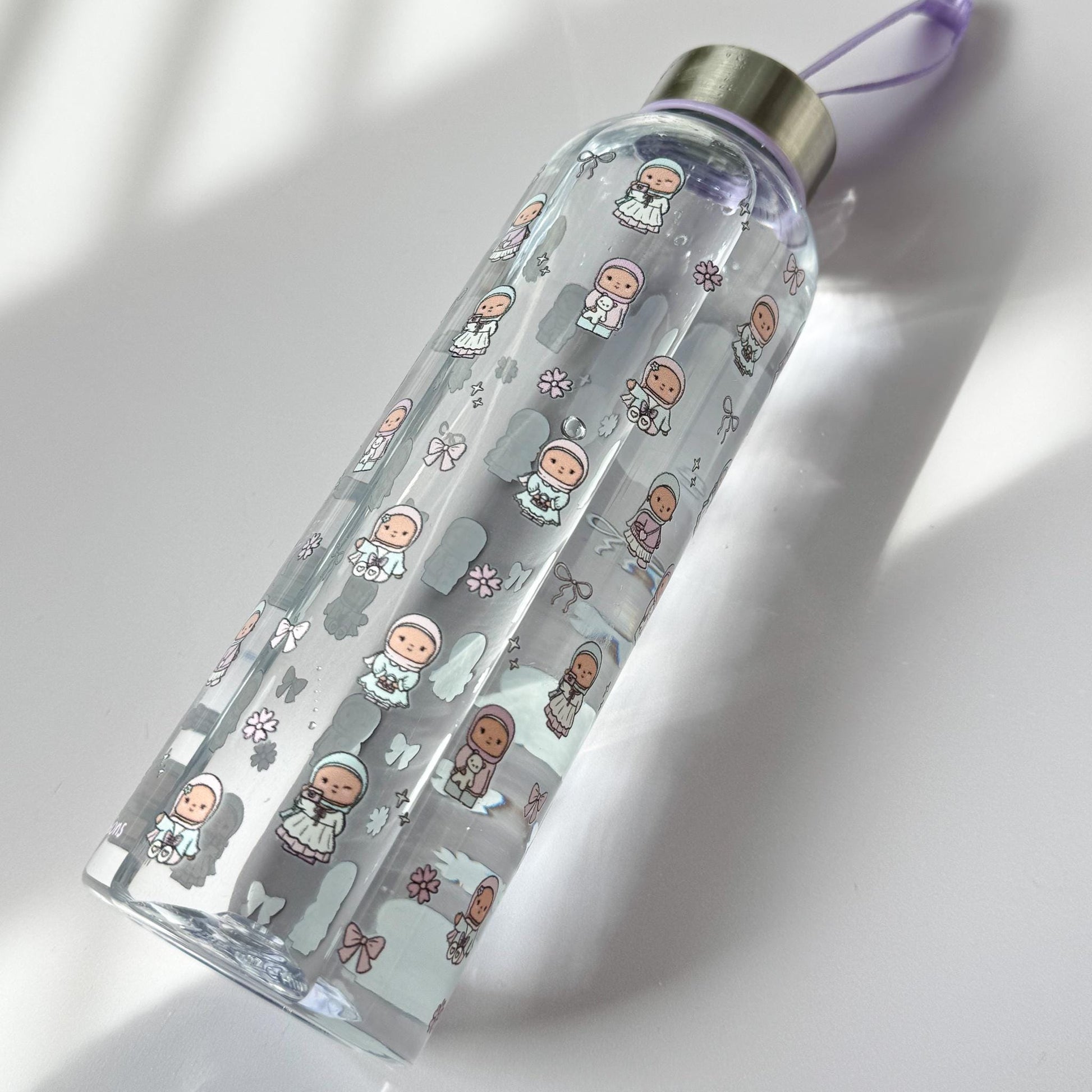 Water Bottle - Coquette Pocket Hijabis Plastic Water Bottle