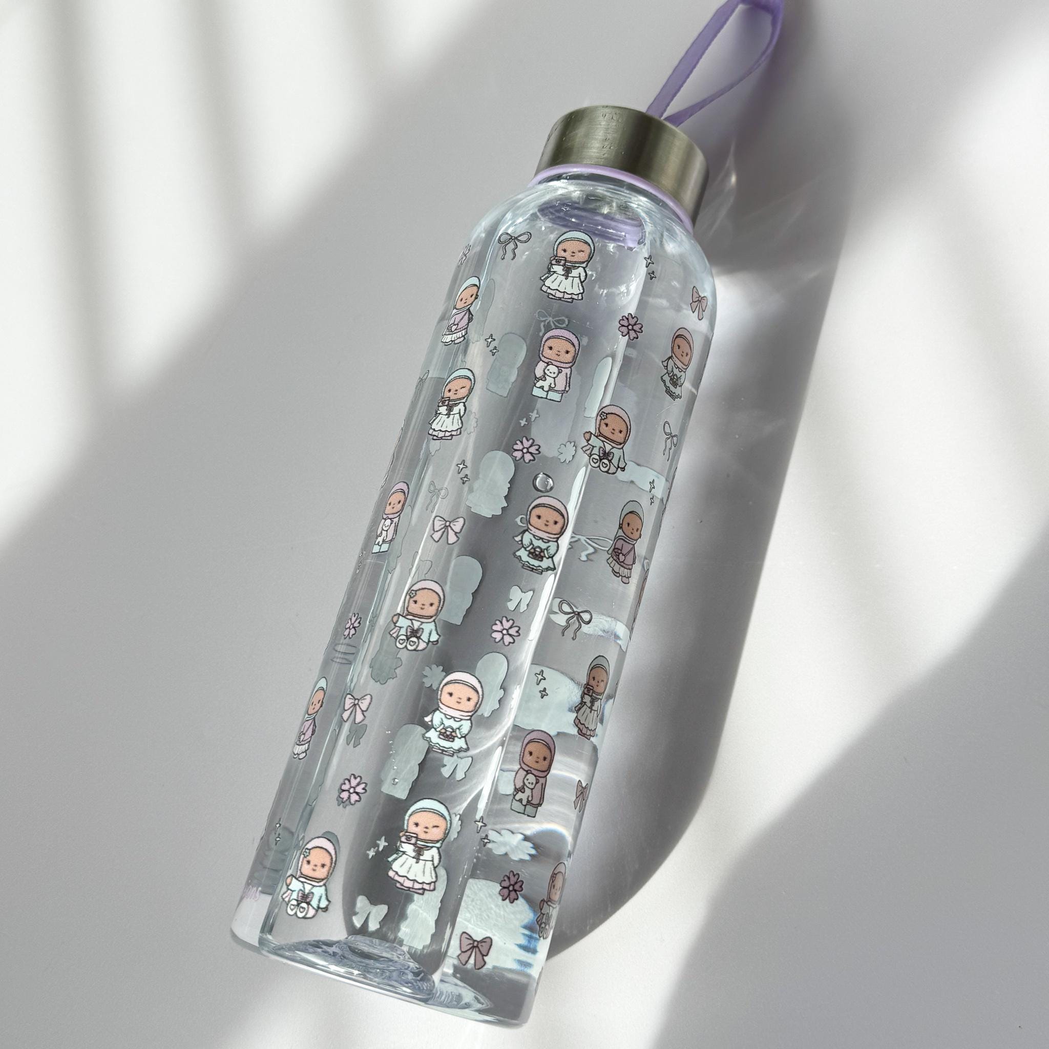 Water Bottle - Coquette Pocket Hijabis Plastic Water Bottle