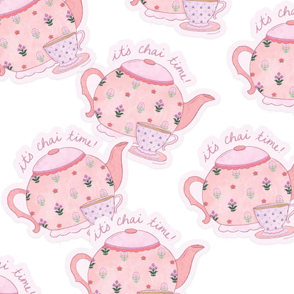 Sticker - It's Chai Time